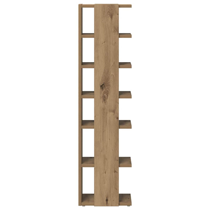 Pantofare 2 buc. stejar artizanal, 28x27x102 cm, lemn prelucrat - WALTI WALTI