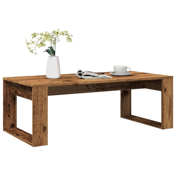 Măsuță de cafea, lemn vechi, 102x50x35 cm, lemn prelucrat - WALTI WALTI