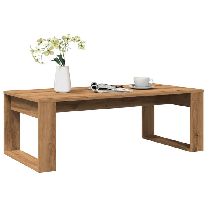 Măsuță de cafea, stejar artizanal, 102x50x35 cm lemn prelucrat - WALTI WALTI