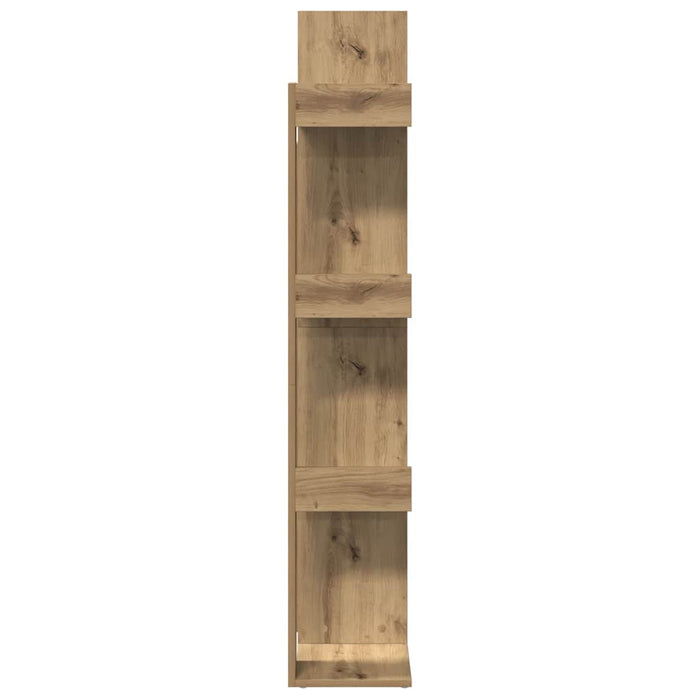 Bibliotecă, stejar artizanal, 48x25,5x140 cm, lemn prelucrat - WALTI WALTI