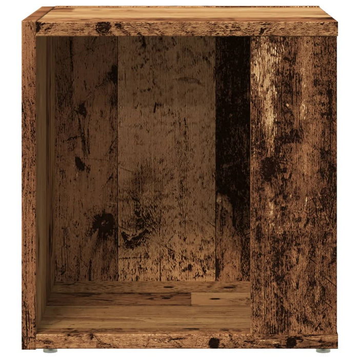 Măsuță laterală, lemn vechi, 33x33x34 cm, lemn prelucrat - WALTI WALTI