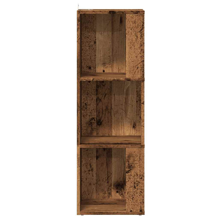 Dulap de colț din lemn vechi 33x33x100 cm lemn prelucrat - WALTI WALTI