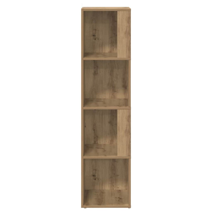 Dulap colțar, Stejar artizanal, 33x33x132 cm, lemn prelucrat - WALTI WALTI