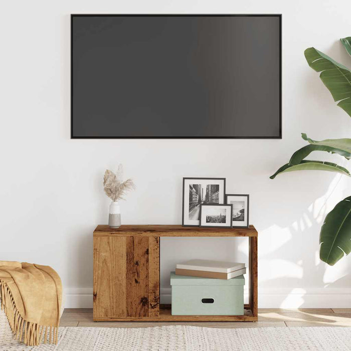 Comodă TV, Lemn vechi, 60x24x32 cm, PAL - WALTI WALTI