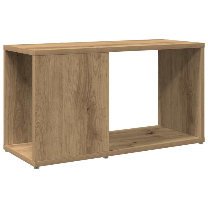 Comodă TV, Stejar artizanal, 60x24x32 cm, lemn compozit - WALTI WALTI