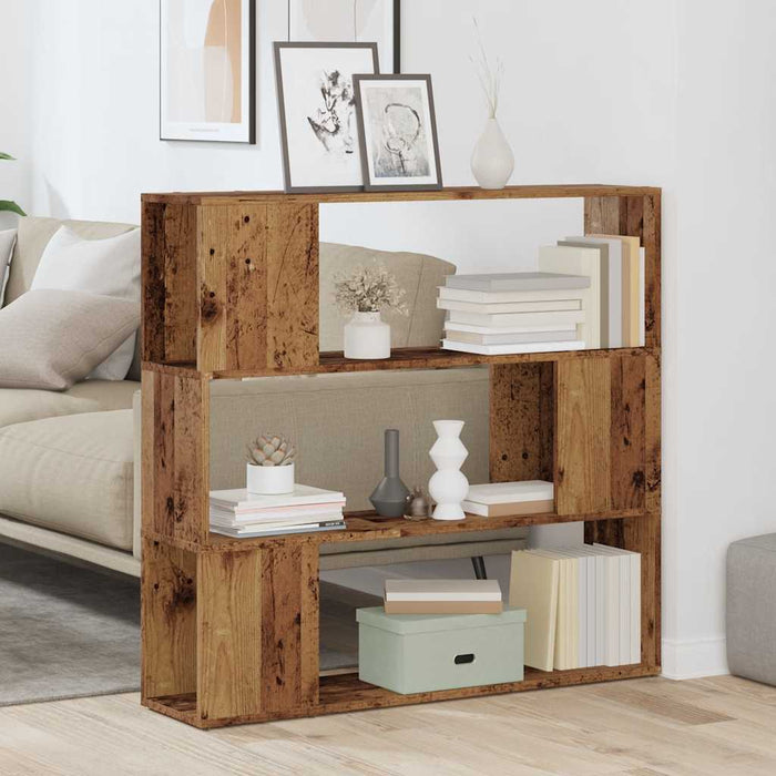 Dulap cu cărți/Separator de cameră Lemn vechi 100x24x94 cm - WALTI WALTI