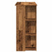 Masă bar cu rafturi, lemn vechi, 102x50x103,5 cm lemn prelucrat - WALTI WALTI