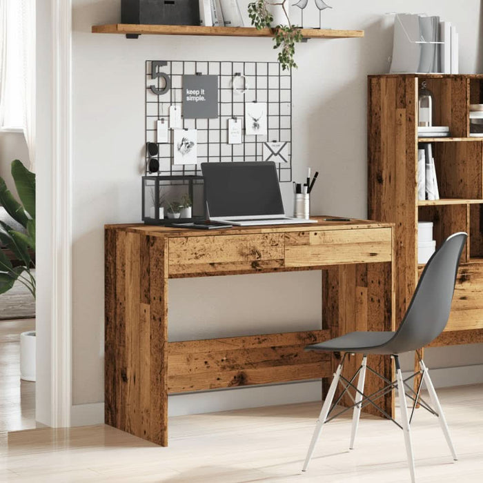 Birou, lemn vechi, 101x50x76,5 cm, lemn prelucrat - WALTI WALTI