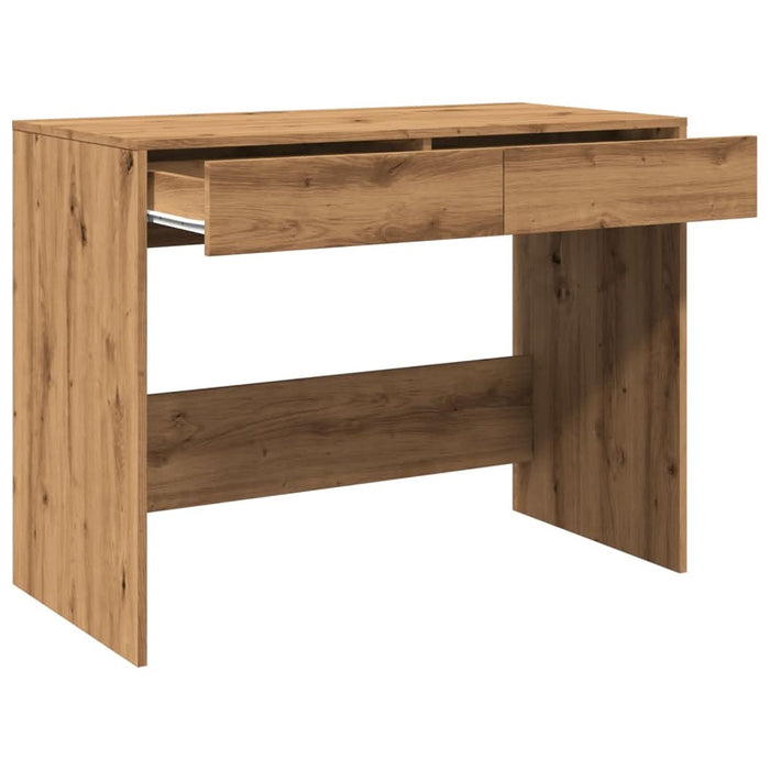 Birou, stejar artizanal, 101x50x76,5 cm, lemn prelucrat - WALTI WALTI