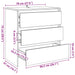 Dulap, stejar artizanal, 70x41x75cm, lemn prelucrat - WALTI WALTI