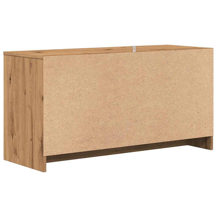 Comodă TV, stejar artizanal, 102x37,5x52,5 cm, lemn prelucrat - WALTI WALTI