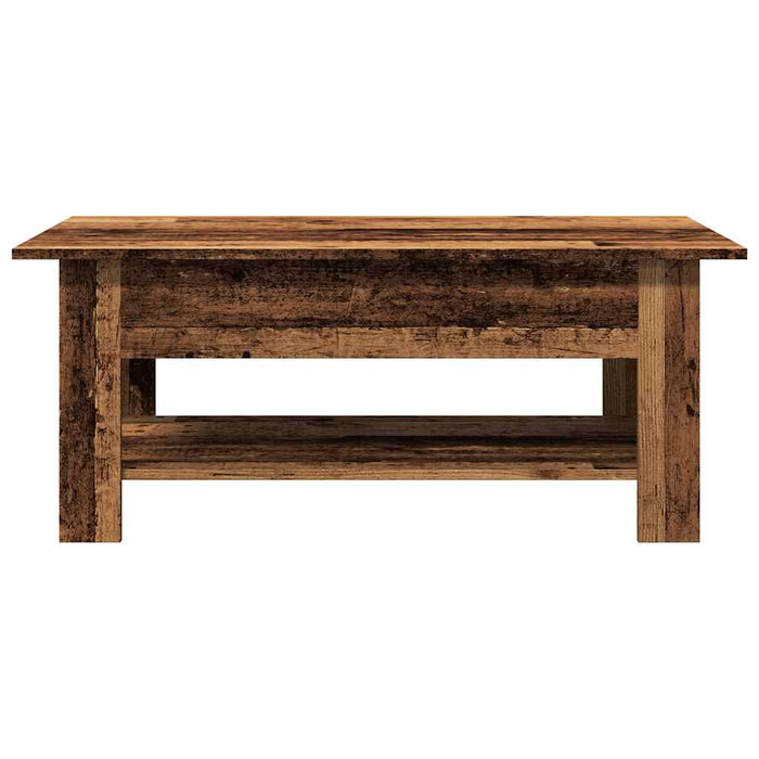 Măsuță de cafea, lemn vechi, 102x55x42 cm, lemn prelucrat WALTI