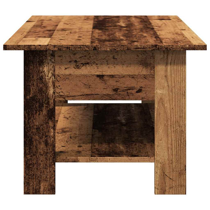 Măsuță de cafea, lemn vechi, 102x55x42 cm, lemn prelucrat WALTI