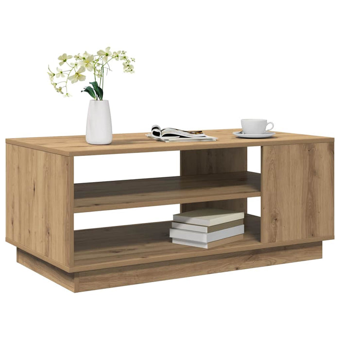 Măsuță de cafea, stejar artizanal, 102x55x43 cm lemn prelucrat WALTI