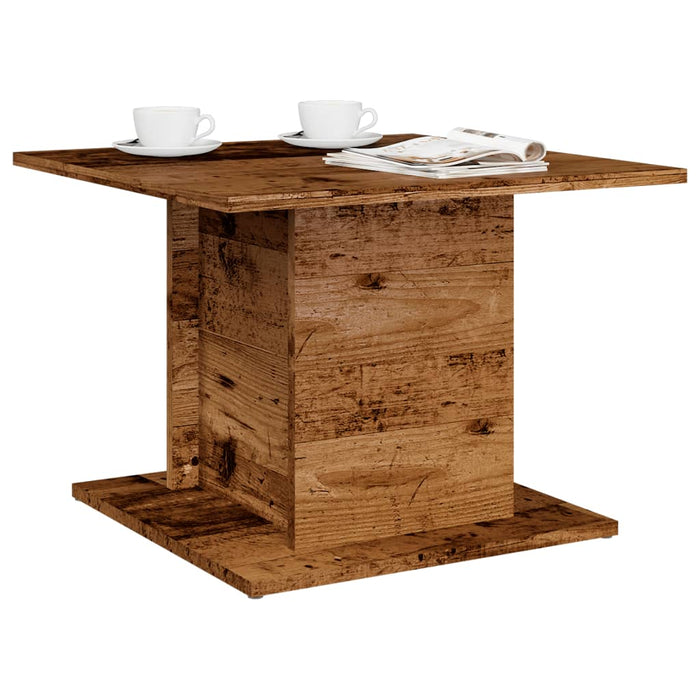 Măsuță de cafea, lemn vechi, 55,5x55,5x40 cm, lemn prelucrat - WALTI WALTI