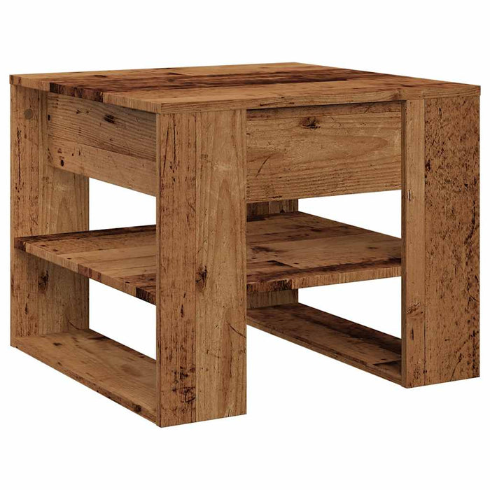 Masuta de cafea din lemn vechi 55,5x55x45 cm lemn de prelucrare - WALTI WALTI
