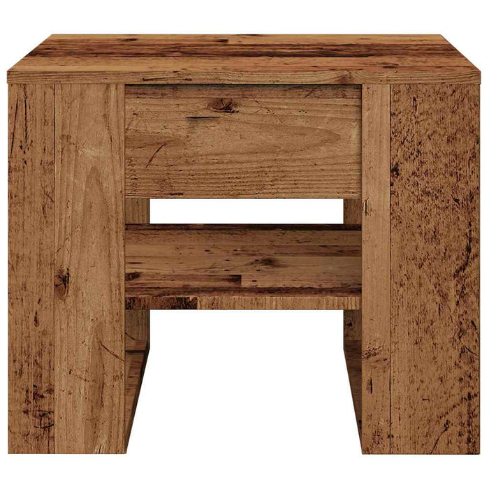 Masuta de cafea din lemn vechi 55,5x55x45 cm lemn de prelucrare - WALTI WALTI