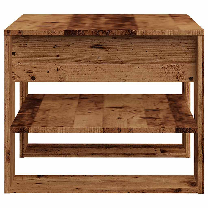 Masuta de cafea din lemn vechi 55,5x55x45 cm lemn de prelucrare - WALTI WALTI