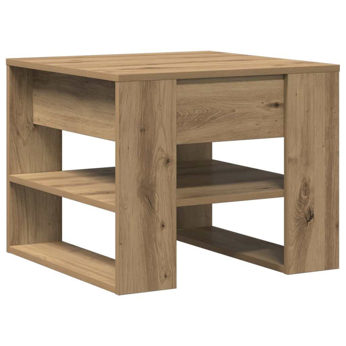 Masuta de cafea Stejar artizanal 55,5x55x45 cm Lemn prelucrat - WALTI WALTI