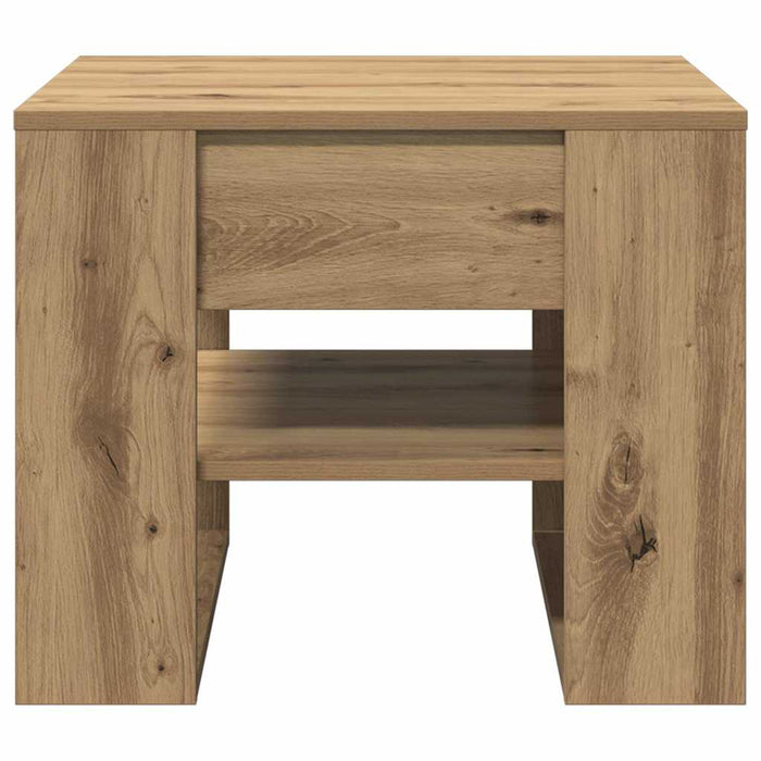 Masuta de cafea Stejar artizanal 55,5x55x45 cm Lemn prelucrat - WALTI WALTI