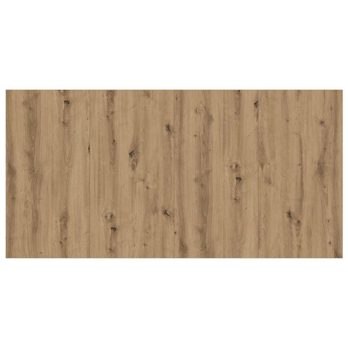 Tăblie de pat cu LED, stejar artizanal, 160x1,5x80 cm, lemn - WALTI WALTI