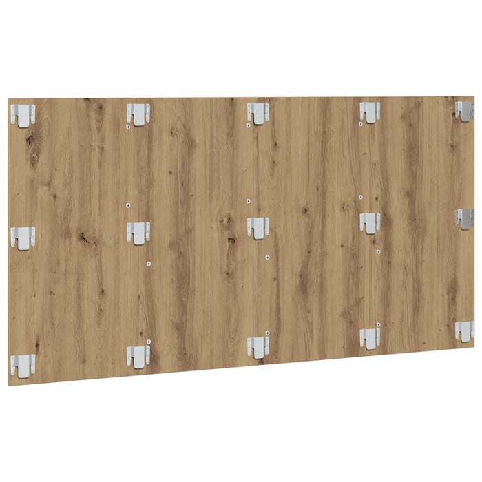 Tăblie de pat cu LED, stejar artizanal, 160x1,5x80 cm, lemn - WALTI WALTI