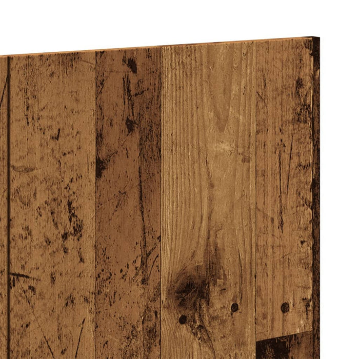 Tăblie pat de perete, lemn vechi, 240x1,5x80 cm, lemn compozit - WALTI WALTI