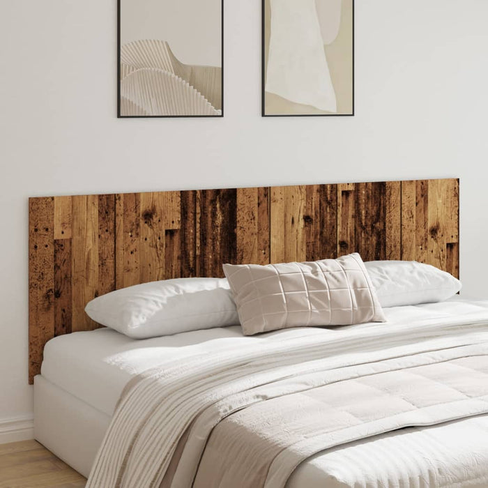 Tăblie pat de perete, lemn vechi, 240x1,5x80 cm, lemn compozit - WALTI WALTI