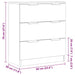 Dulap, stejar artizanal, 60x30x70 cm, lemn prelucrat - WALTI WALTI