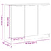 Dulap, stejar artizanal, 90,5x30x70 cm, lemn prelucrat - WALTI WALTI