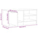 Dulap TV Lemn vechi 80x35x36,5 cm Lemn prelucrat - WALTI WALTI