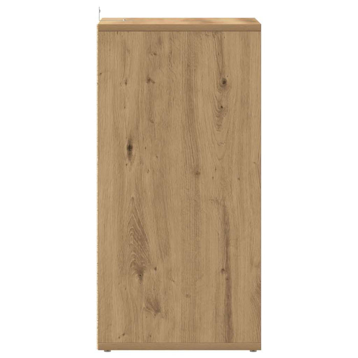 Comodă TV, stejar artizanal,80x35x36,5 cm, lemn prelucrat - WALTI WALTI