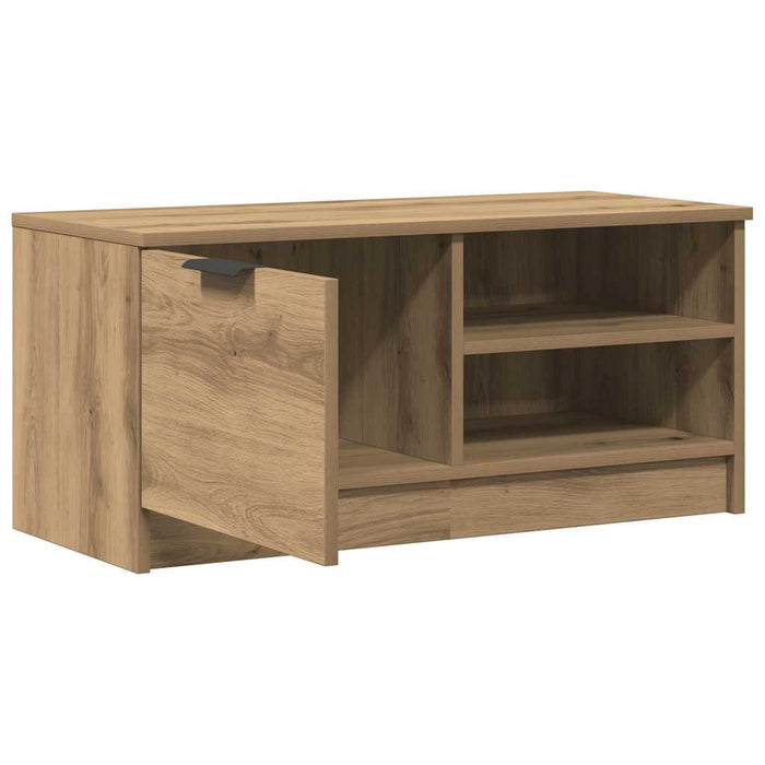 Dulapuri TV 2 buc. stejar artizanal 80x35x36,5cm lemn prelucrat - WALTI WALTI