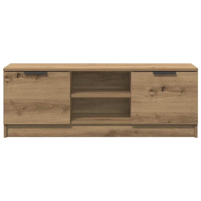Comodă TV,stejar artizanal 102x35x36,5 cm, lemn prelucrat - WALTI WALTI
