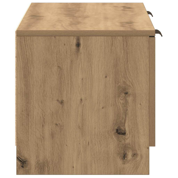 Comodă TV,stejar artizanal 102x35x36,5 cm, lemn prelucrat - WALTI WALTI