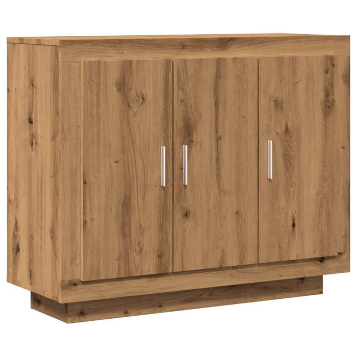 Dulap, Stejar artizanal, 92x35x75 cm, lemn compozit - WALTI WALTI