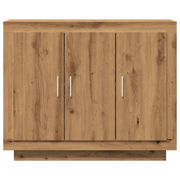 Dulap, Stejar artizanal, 92x35x75 cm, lemn compozit - WALTI WALTI