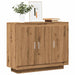 Dulap, Stejar artizanal, 92x35x75 cm, lemn compozit - WALTI WALTI