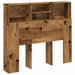 Tăblie pat cu dulap, lemn vechi 120x19x103,5 cm lemn prelucrat - WALTI WALTI
