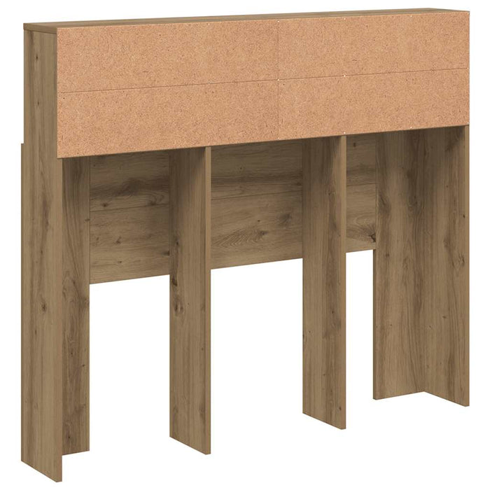Tăblie pat/dulap, lemn artizanal 120x19x103,5 cm lemn prelucrat - WALTI WALTI