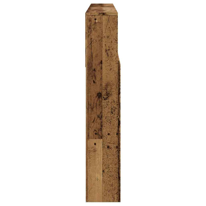 Tăblie pat cu dulap, lemn vechi 160x19x103,5 cm lemn prelucrat - WALTI WALTI