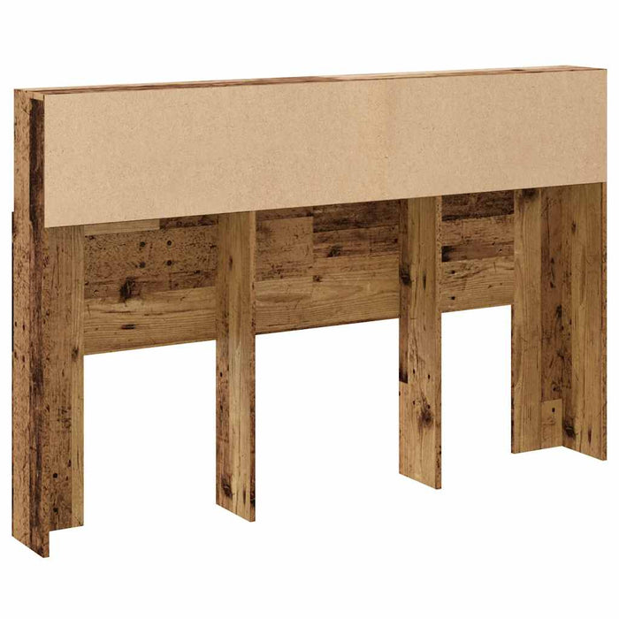 Tăblie pat cu dulap, lemn vechi 160x19x103,5 cm lemn prelucrat - WALTI WALTI