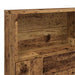 Tăblie pat cu dulap, lemn vechi 160x19x103,5 cm lemn prelucrat - WALTI WALTI