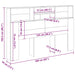 Tăblie pat cu dulap, lemn vechi 160x19x103,5 cm lemn prelucrat - WALTI WALTI