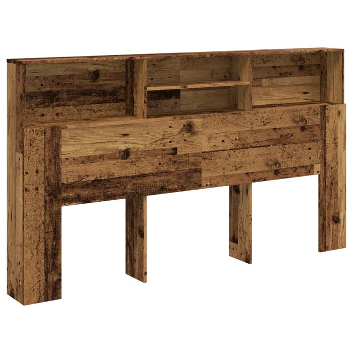 Tăblie pat cu dulap, lemn vechi 180x19x103,5 cm lemn prelucrat - WALTI WALTI