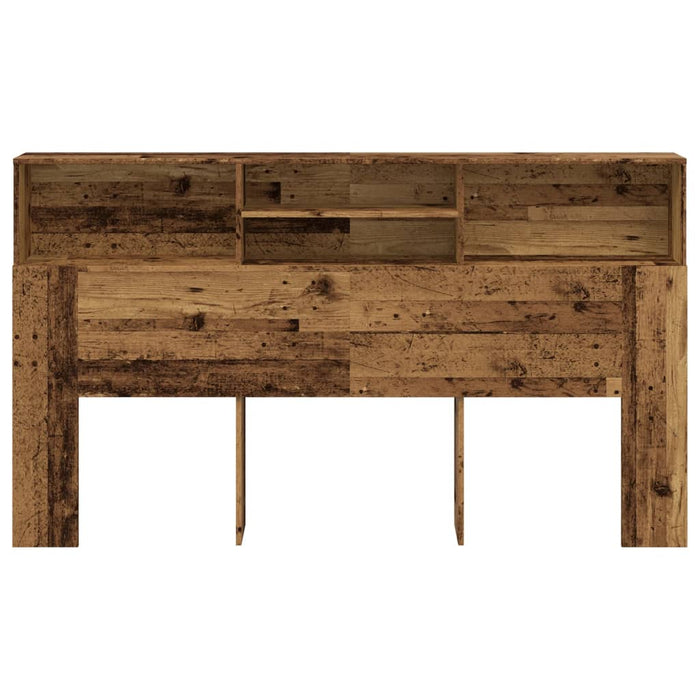 Tăblie pat cu dulap, lemn vechi 180x19x103,5 cm lemn prelucrat - WALTI WALTI