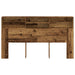 Tăblie pat cu dulap, lemn vechi 180x19x103,5 cm lemn prelucrat - WALTI WALTI