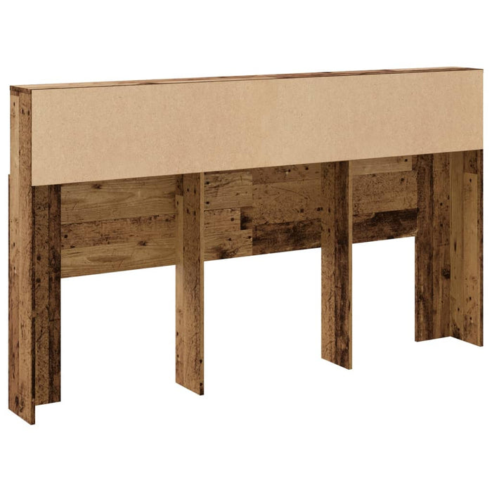 Tăblie pat cu dulap, lemn vechi 180x19x103,5 cm lemn prelucrat - WALTI WALTI