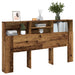 Tăblie pat cu dulap, lemn vechi 180x19x103,5 cm lemn prelucrat - WALTI WALTI
