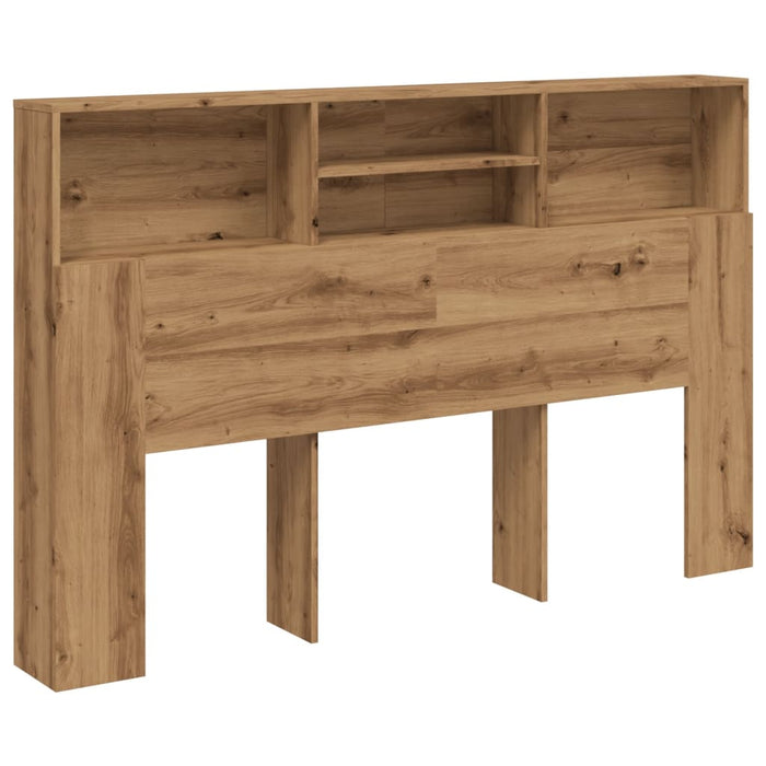 Dulap cu tăblie de pat, stejar artizanal, 180x19x103,5 cm, lemn stratificat WALTI